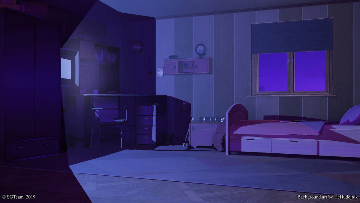 Background Art For Visual Novel Game Skillmill